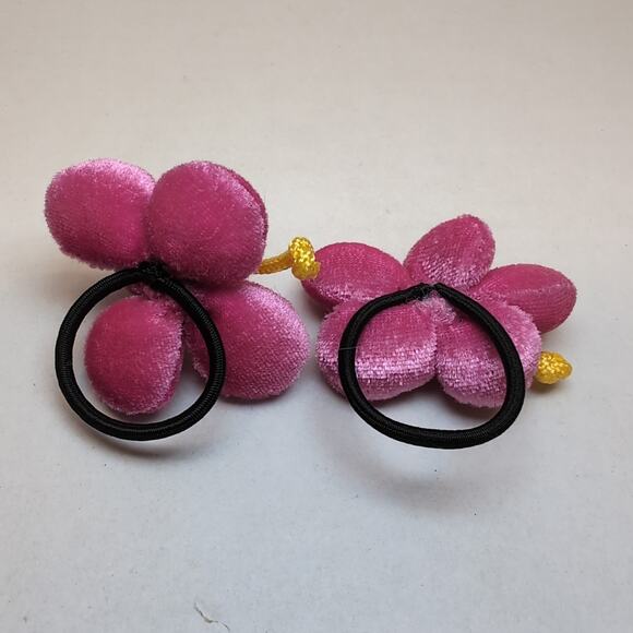 Build-A-Bear Hair Accessories Flower Ear Bows Pink - Picture 2 of 3